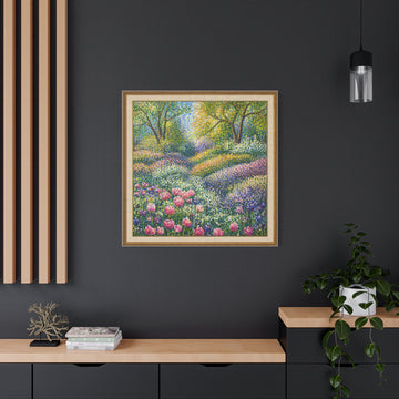 Floral Meadow Canvas Print — Stretched Matte Wall Art