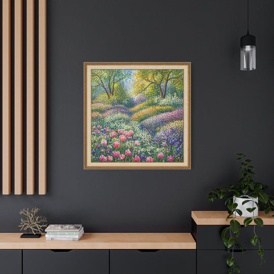 Floral Meadow Canvas Print — Stretched Matte Wall Art