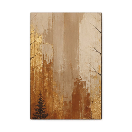 Autumn Forest Abstract Canvas