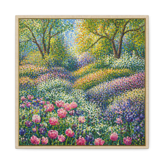 Floral Meadow Canvas Print — Stretched Matte Wall Art