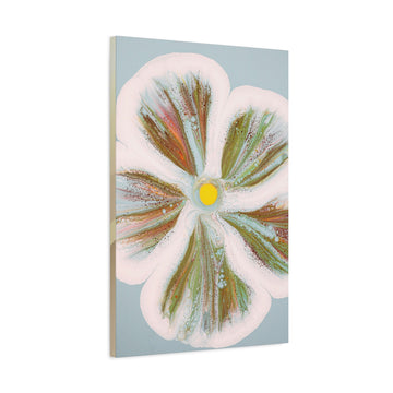 Neutral Abstract Flower Matte Canvas Wall Art – Stretched 1.25"