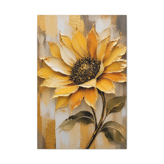 Vintage Blush Rose Canvas Wall Art