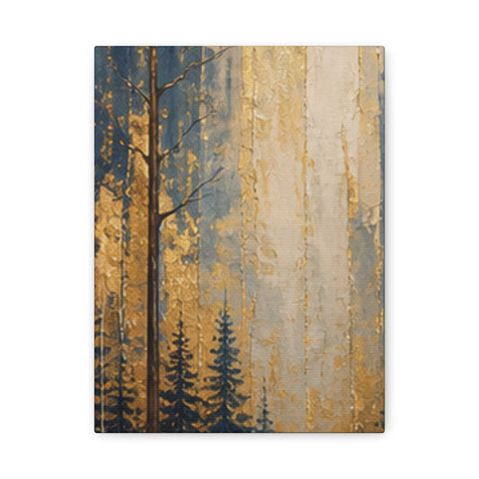Autumn Forest Matte Canvas Wall Art