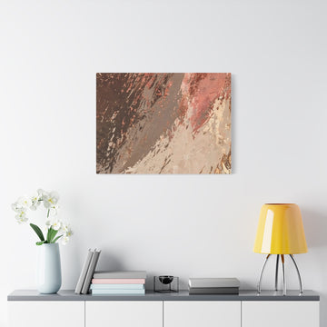 Abstract Earth Tone Canvas Wall Art – Matte Stretched 1.25"