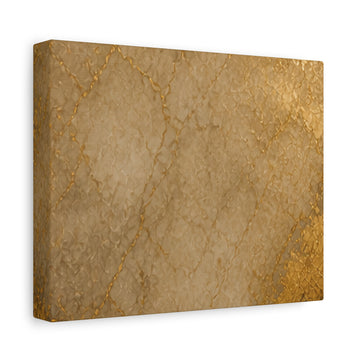 Gold Marble Matte Canvas Wall Art (Stretched 1.25")