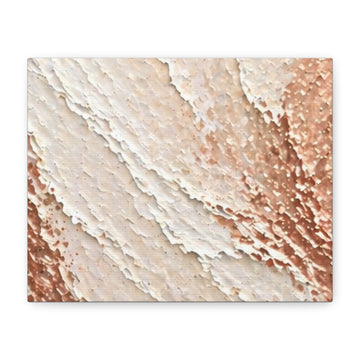 Abstract Neutral Texture Matte Canvas Print — Stretched Gallery Wrap (1.25")