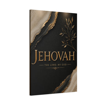 Jehovah Canvas Wall Art - Matte Stretched Religious Print