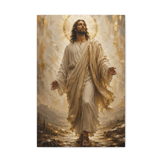 Resurrection of Christ Matte Stretched Canvas Wall Art