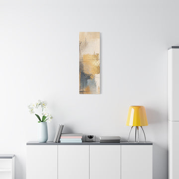 Abstract Gold Texture Canvas Print – Matte Stretched Wall Art