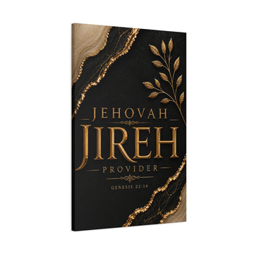 Jehovah Jireh Canvas Wall Art — 'Provider' Inspirational Scripture Decor (Genesis 22:14)
