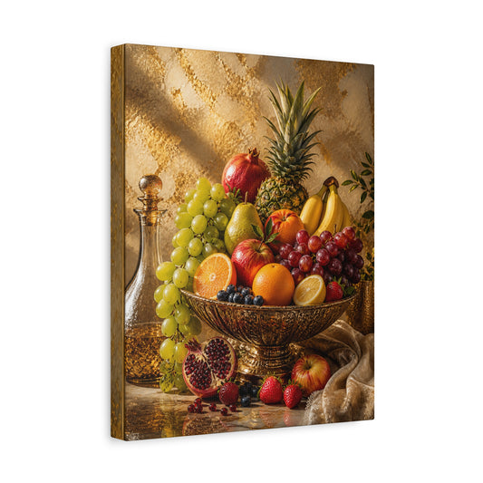 Still Life Fruit Canvas Print — Matte Stretched Wall Art