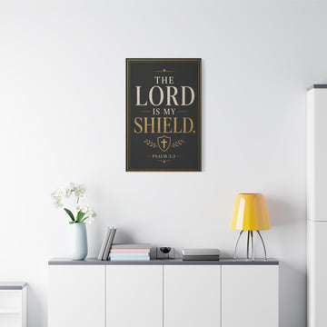Lord Is My Shield Matte Canvas Wall Art