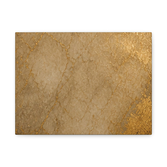 Gold Marble Matte Canvas Wall Art (Stretched 1.25")
